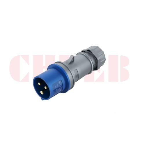 32A 3-Pin Industrial Plug, IP44, 230V, IEC 60309 (6h)