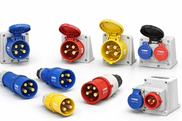 A variety of CEE plugs and sockets for the EU market