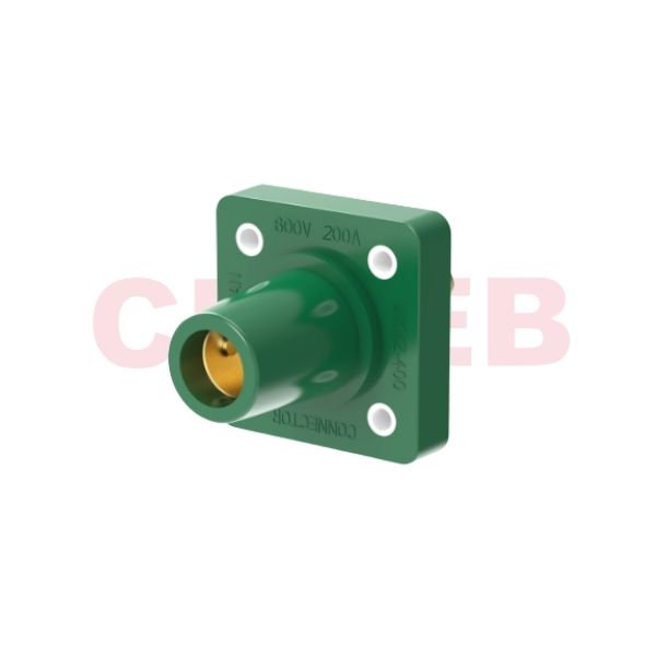 200A Panel Mount Single Pole Power Connector, 380V, MXMZ200 American Standard Panel Connector