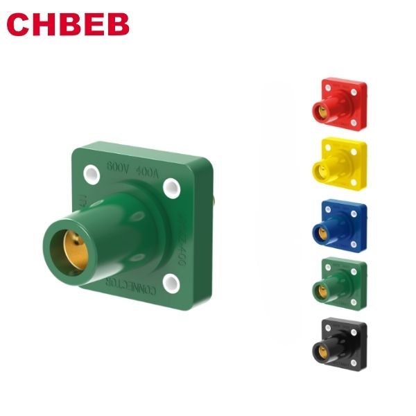 400A Panel Mount Single Pole Power Connector, 600V, MXMZ400 American Standard Panel Connector