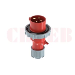 16A 4-Pin Industrial Plug, IP67, 400V (6H)