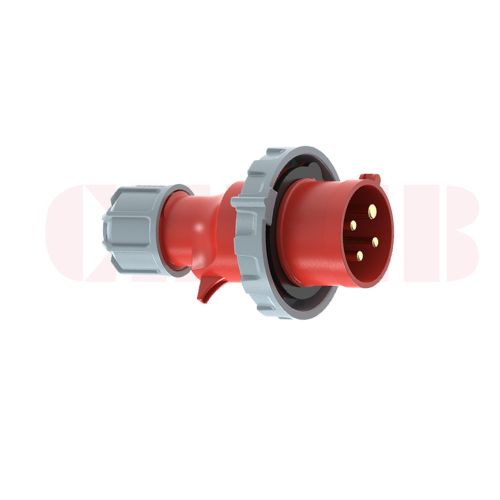 16A 4-Pin Industrial Plug, IP67, 400V (6H)