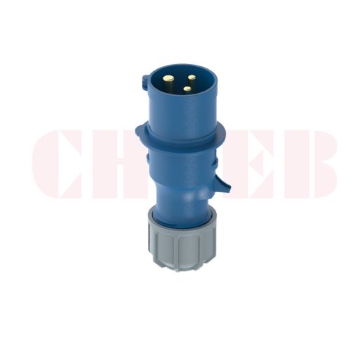 32A 3-Pin Industrial Plug, IP44, 230V (6H)