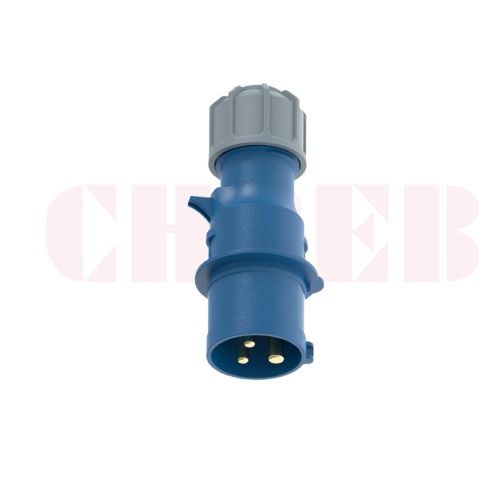 32A 3-Pin Industrial Plug, IP44, 230V (6H)