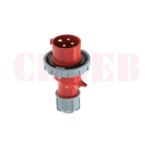 32A 4-Pin Industrial Plug, IP67, 400V (6H)