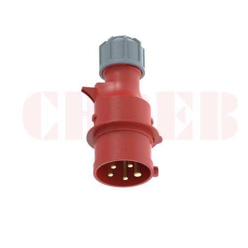32A 5-Pin Industrial Plug, IP44, 400V (6H)