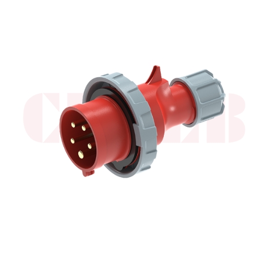 32A 5-Pin Industrial Plug, IP67, 400V (6H)