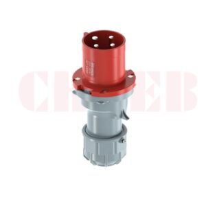 63A 4-Pin Industrial Plug, IP44, 400V (6H)