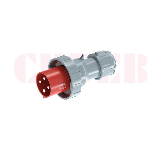 63A 4-Pin Industrial Plug, IP67, 400V (6H)