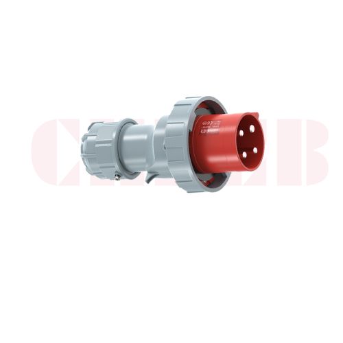 63A 4-Pin Industrial Plug, IP67, 400V (6H)