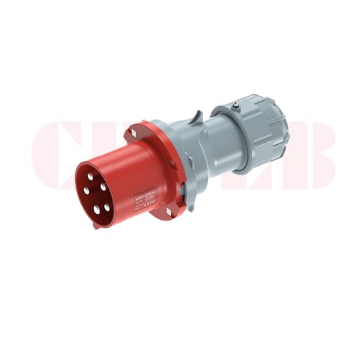 63A 5-Pin Industrial Plug, IP44, 400V (6H)