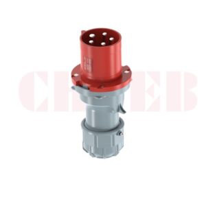 63A 5-Pin Industrial Plug, IP44, 400V (6H)