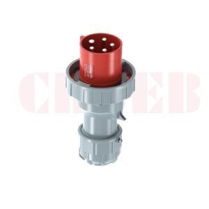 63A 5-Pin Industrial Plug, IP67, 400V (6H)