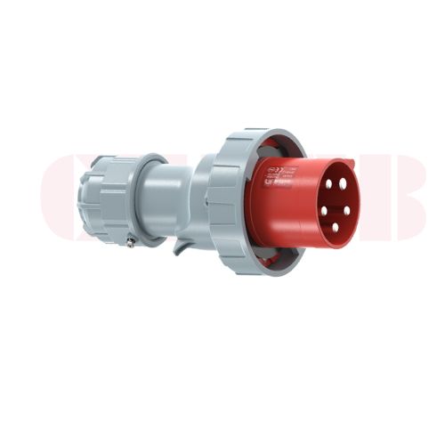 63A 5-Pin Industrial Plug, IP67, 400V (6H)
