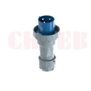 125A 3-Pin Industrial Plug, IP67, 230V (6H)