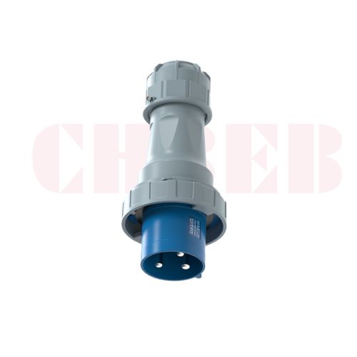 125A 3-Pin Industrial Plug, IP67, 230V (6H)