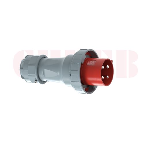 125A 4-Pin Industrial Plug, IP67, 400V (6H)