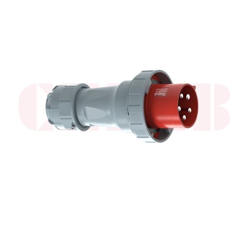 125A 5-Pin Industrial Plug, IP67, 400V (6H)