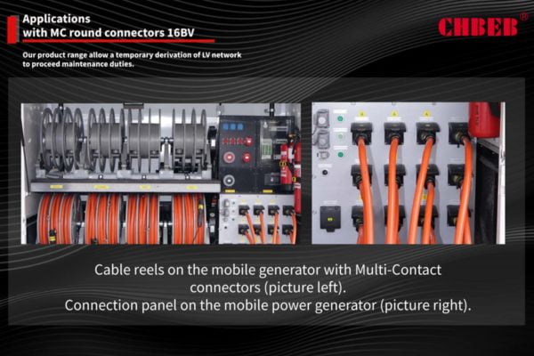 Industrial Connector Sourcing Issues Industrial power system with single-pole connectors