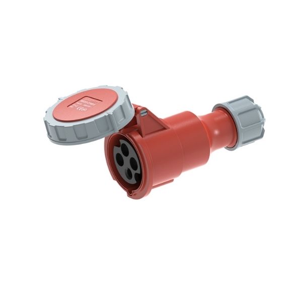 16A 5P IEC 60309 Industrial Connector, 400V, IP67, Inline