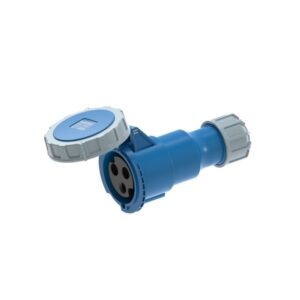 32A 3P IEC 60309 Industrial Connector, 230V, IP67, Inline