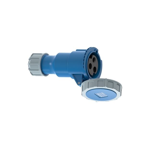 32A 3P IEC 60309 Industrial Connector, 230V, IP67, Inline