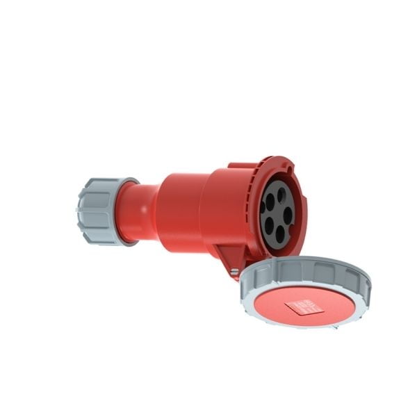 32A 5P IEC 60309 Industrial Connector, 400V, IP67, Inline