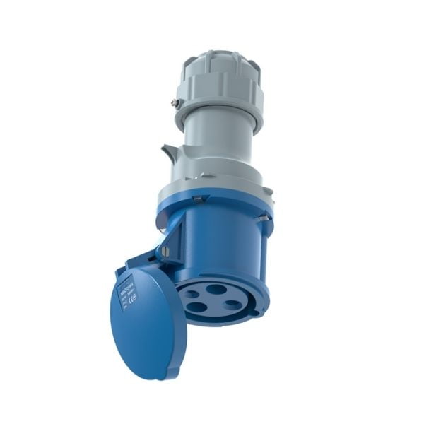 63A 3P IEC 60309 Industrial Connector, 230V, IP44, Inline