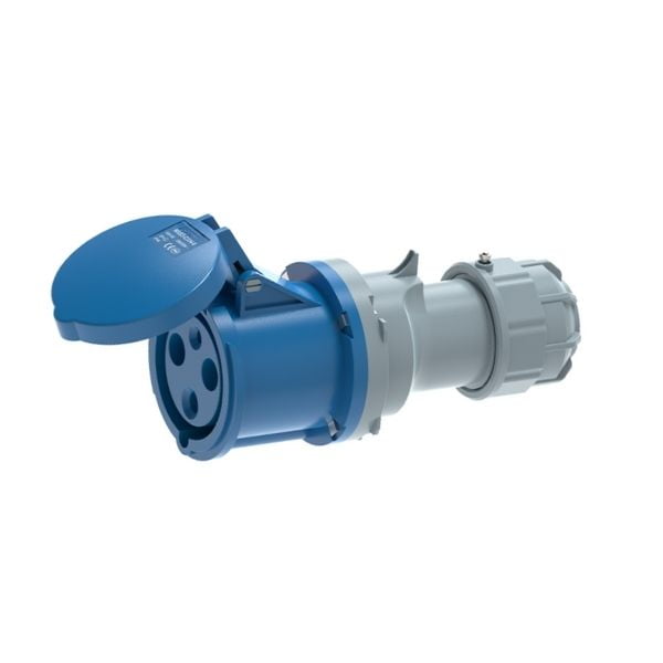 63A 3P IEC 60309 Industrial Connector, 230V, IP44, Inline