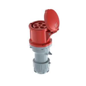 63A 5P IEC 60309 Industrial Connector, 400V, IP44, Inline