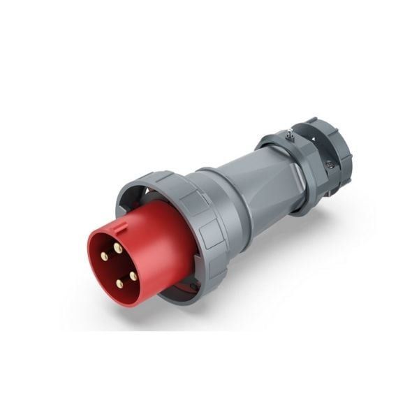 63A 4-Pin Industrial Plug, IP67, 400V (6H)