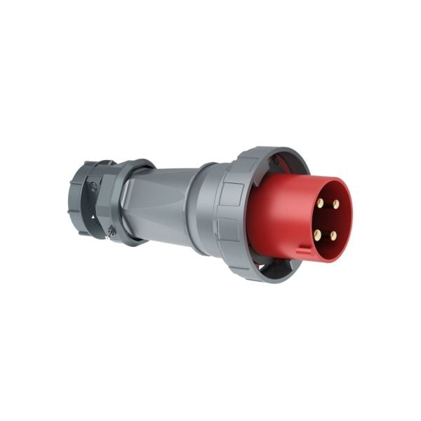 63A 4-Pin Industrial Plug, IP67, 400V (6H)