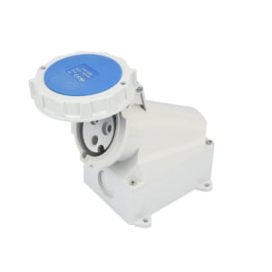 32A 3-Pin Waterproof Industrial Socket, IP67, 230V, IEC 60309 Blue CEE Socket (6h)