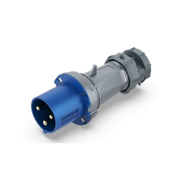 63A 3-Pin Industrial Plug, IP44, 230V