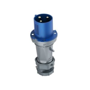 63A 3-Pin Industrial Plug, IP44, 230V