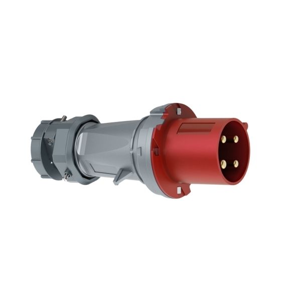 63A 4-Pin Industrial Plug, IP44, 400V