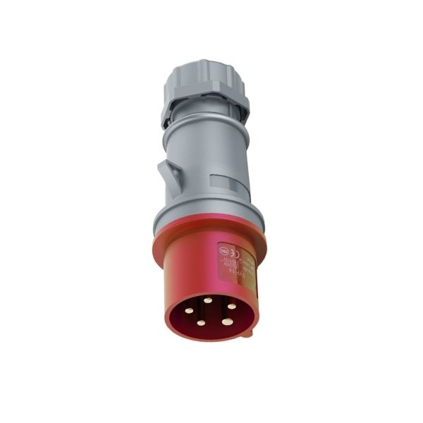 32A 5-Pin Industrial Plug, IP44, 400V, IEC 60309 (6h)