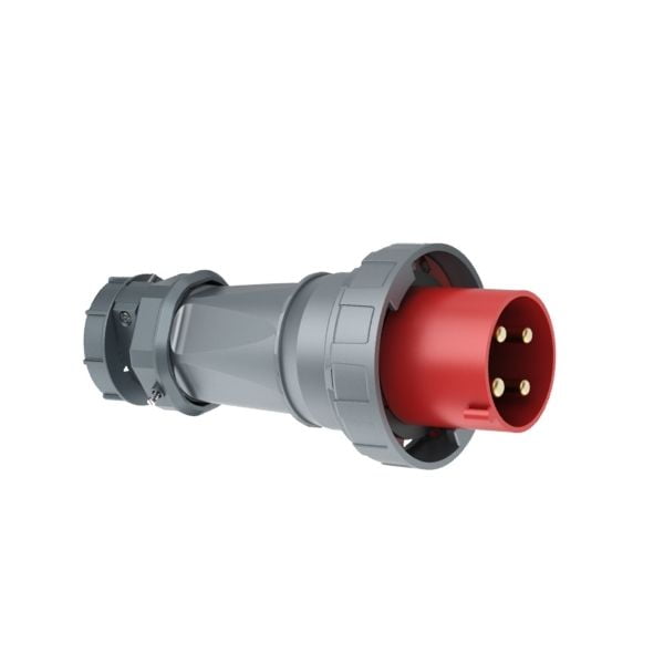 125A 4-Pin Industrial Plug, IP67, 400V (6H)