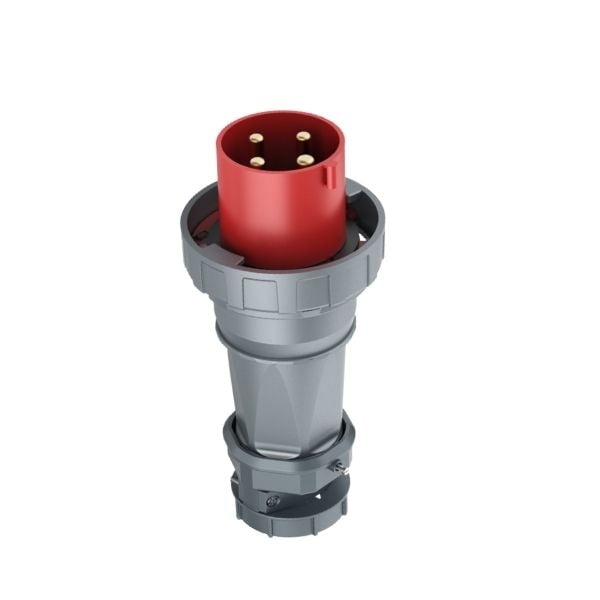 125A 4-Pin Industrial Plug, IP67, 400V (6H)