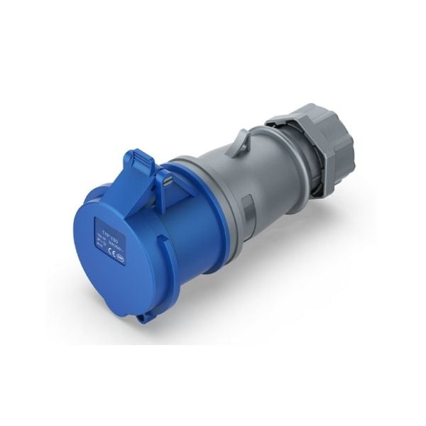 16A 3P IEC 60309 Industrial Socket Connector, 230V, IP44, Inline Female