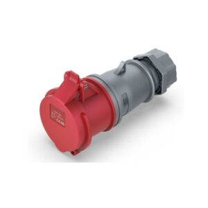 16A 5P IEC 60309 Industrial Socket Connector, 400V, IP44, Inline Female