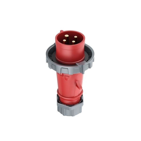 32A 4-Pin Industrial Plug, IP67, 400V (3H)