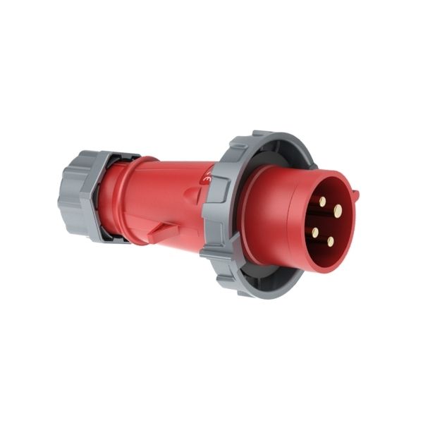 32A 4-Pin Industrial Plug, IP67, 400V, IEC 60309