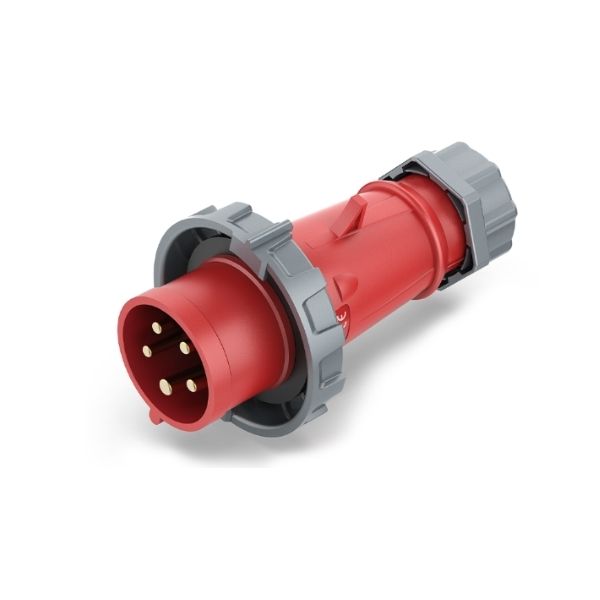 32A 5-Pin Industrial Plug, IP67, 400V, IEC 60309