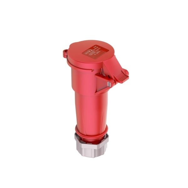 16A 5P IEC 60309 Industrial Socket Connector, 400V, IP44, Inline Female