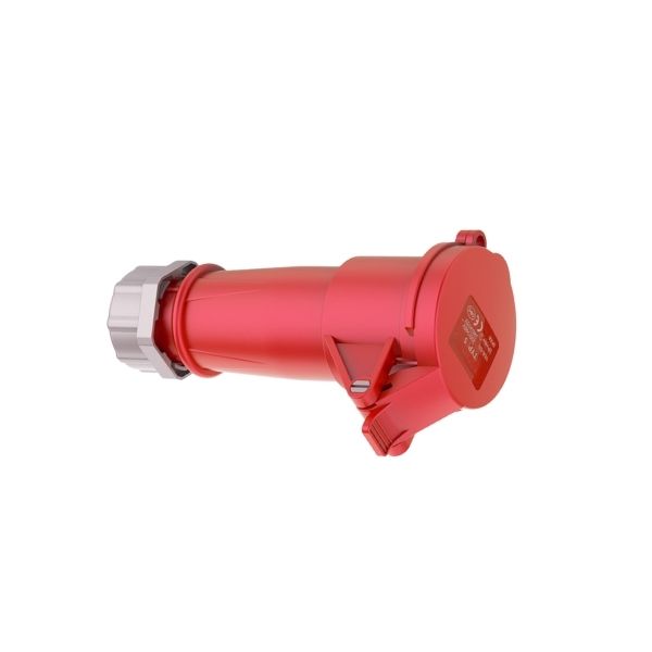 16A 5P IEC 60309 Industrial Socket Connector, 400V, IP44, Inline Female