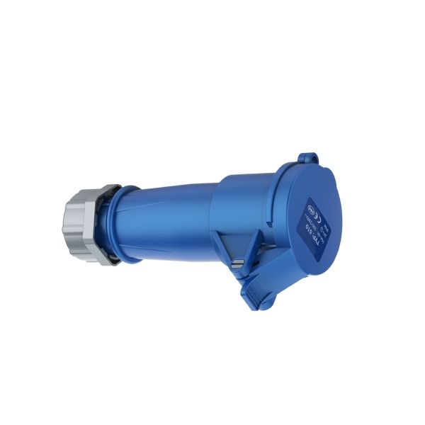 16A 3P IEC 60309 Industrial Socket Connector, 230V, IP44, Inline Female