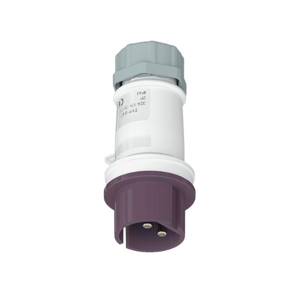 32A 2-Pin Low Voltage Industrial Plug, IP44, 20–25V, IEC 60309