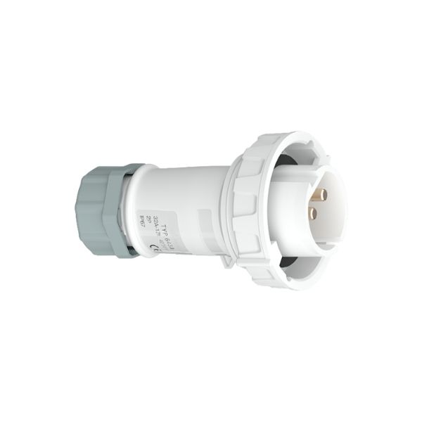 32A 2-Pin Low Voltage Industrial Plug, IP67, 40–50V