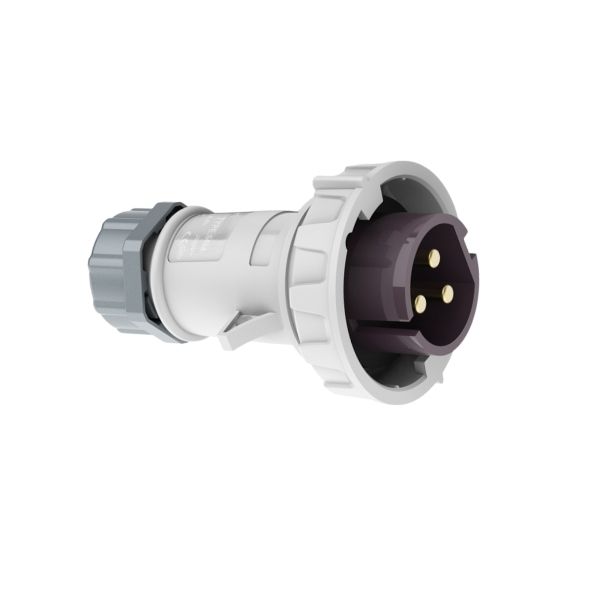 32A 3-Pin Low Voltage Industrial Plug, IP67, 20–25V
